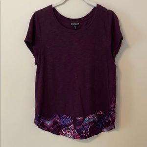 Express short sleeve with silk bottom
